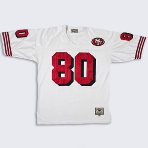 San Francisco 49ers Vintage Jerry Rice Jeff Hamilton Football Jersey